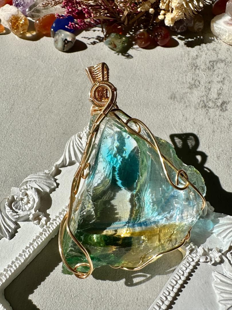 アンダラクリスタル イエロー　グリーン ★A84★