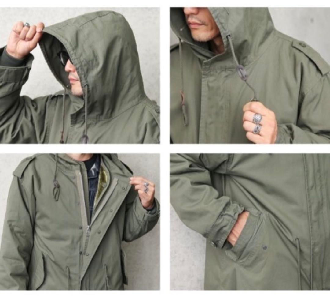 【美品】HOUSTON M-51パーカ モッズコート Sサイズ