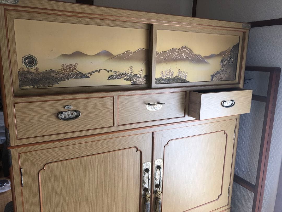 配送料込み:着物タンス(和ダンス): 121cm, 175cm, 44.5cm