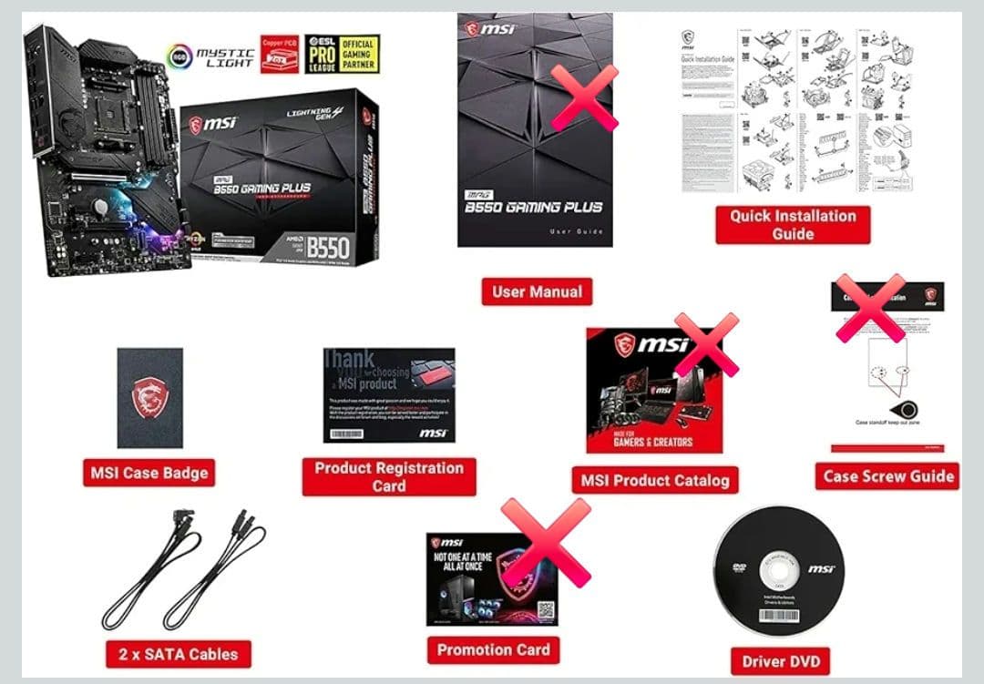 MSI B550 GAMING PLUS マザーボード　値下げ歓迎