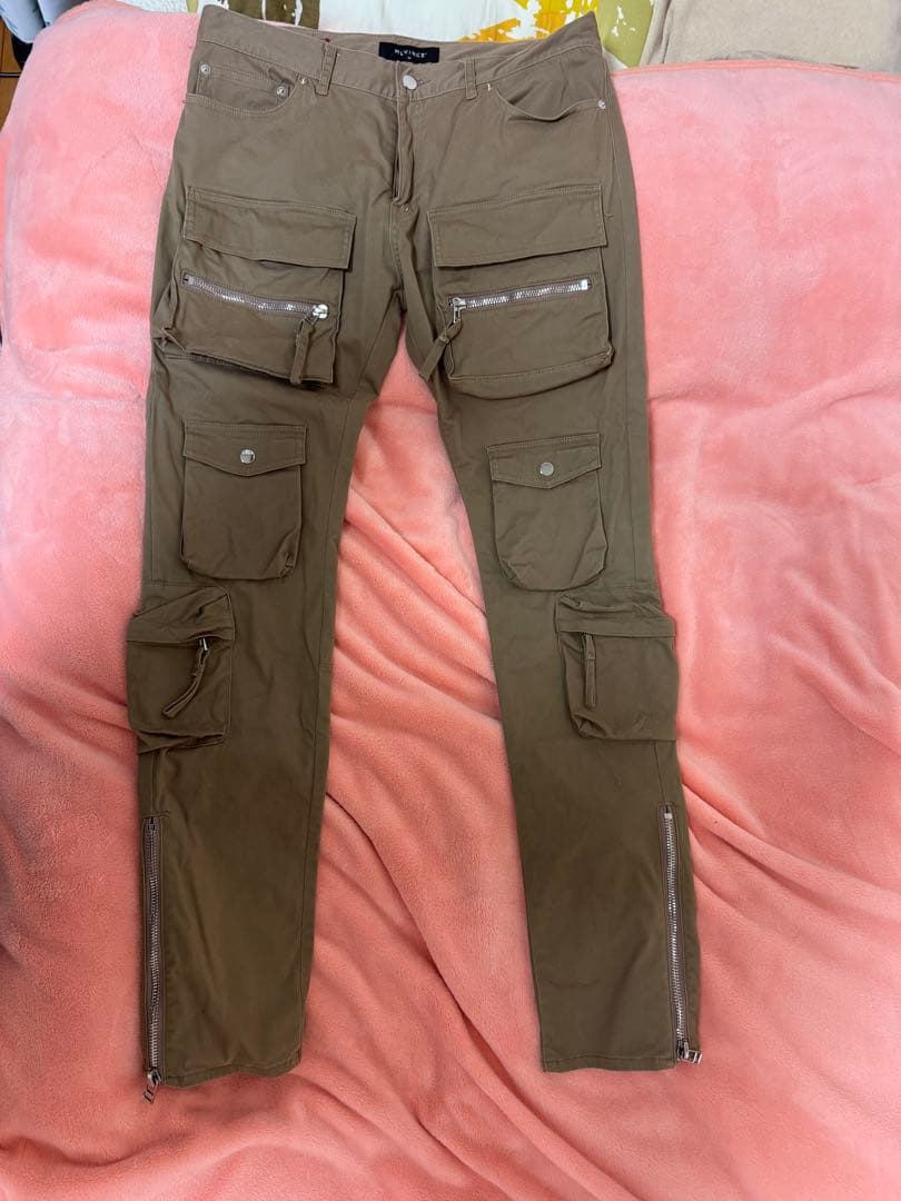 MLVINCE TYPE-2 SLIM CARGO PANTS 34インチ 茶