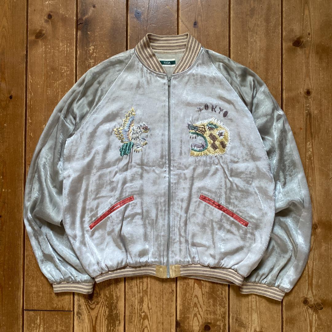 希少! 初期 TOGA トーガ アーカイブス 虎&鷹 東京MAP スカジャン M