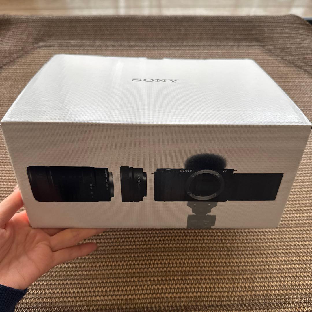 【極美品】SONY ZV-E10 ZV-E10X ダブルズームキット WHITE
