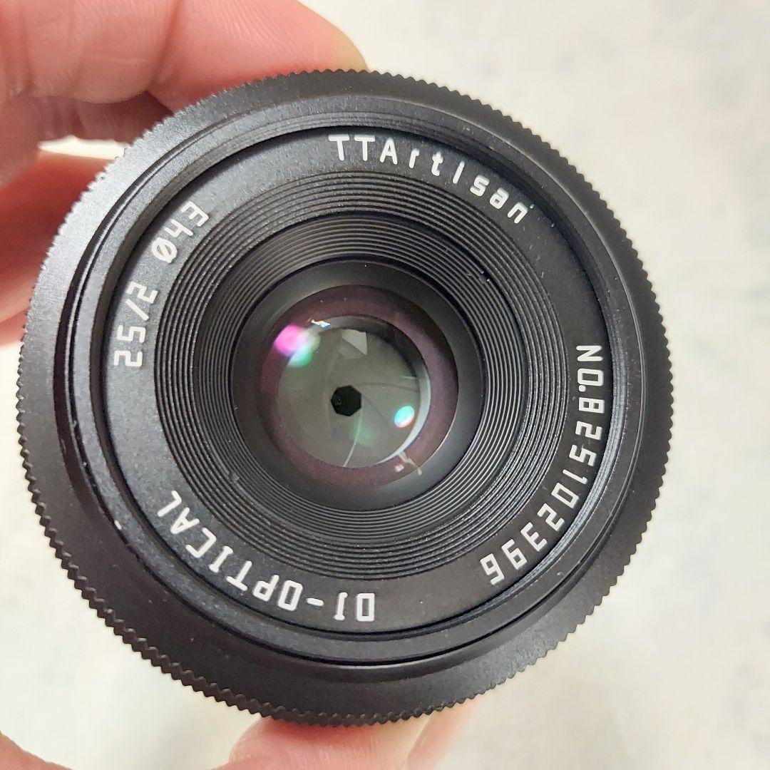 銘匠光学　TTArtisan 25mm f/2 M43レンズ 　単焦点レンズ
