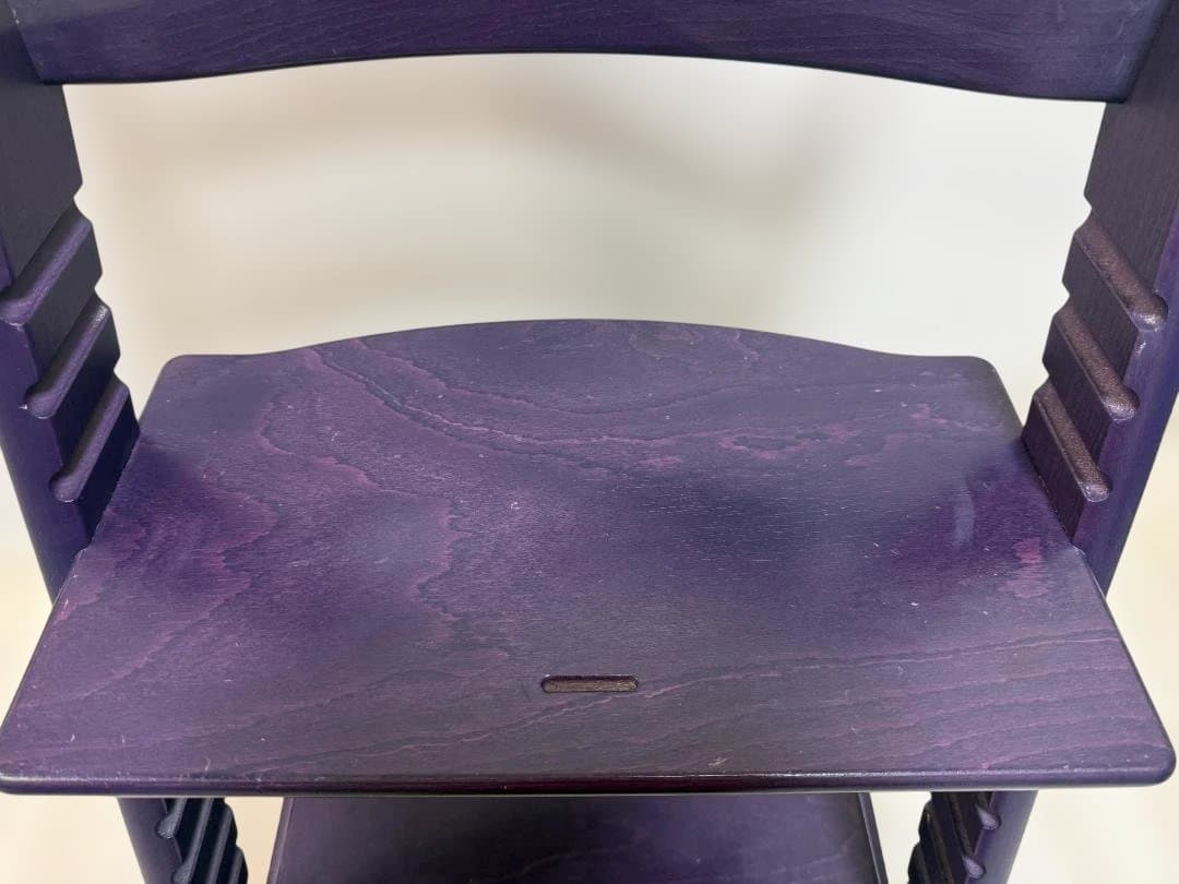 ストッケ トリップトラップ 希少パープル 説明書あり美品