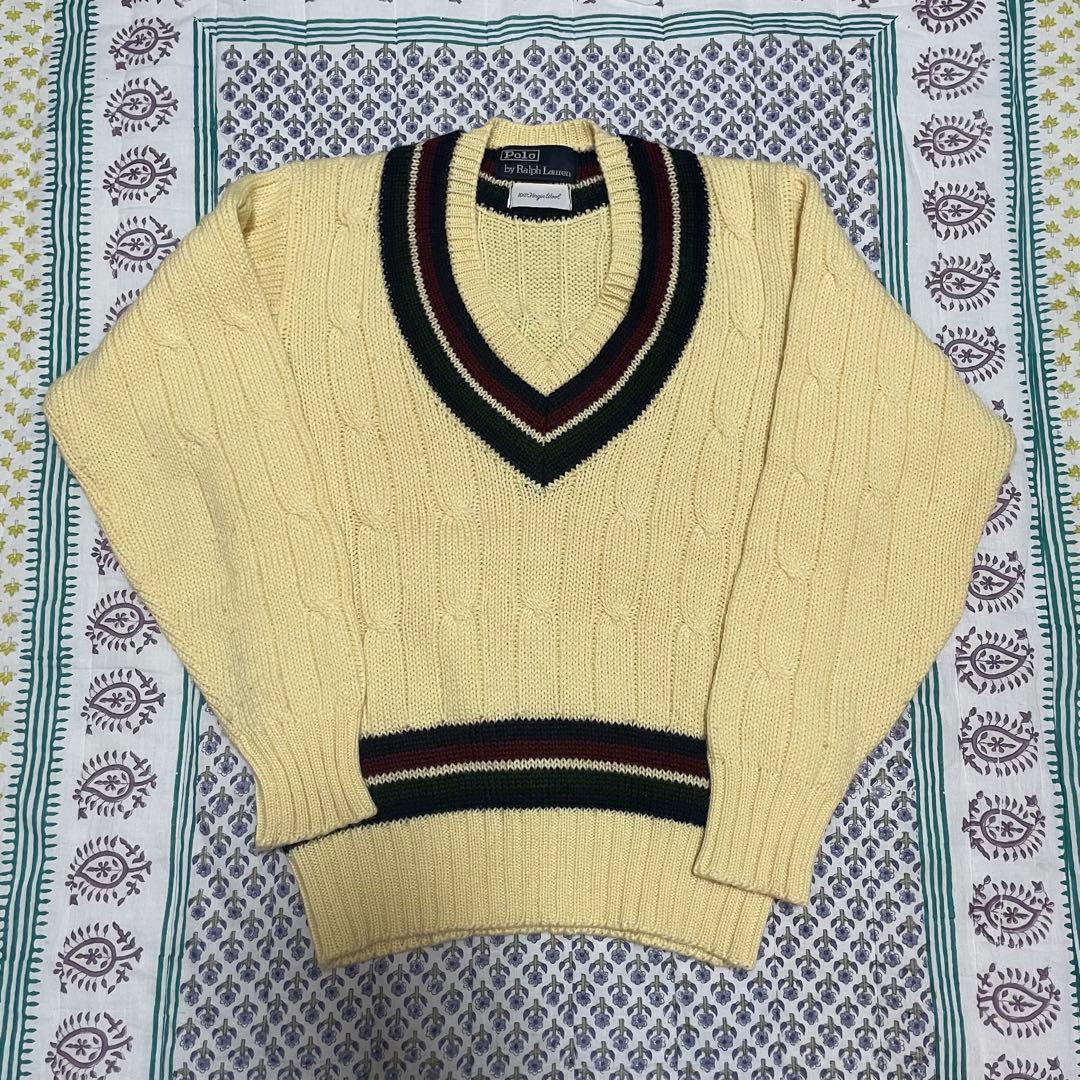 しらPolo Ralph Lauren 100% チルデンニット