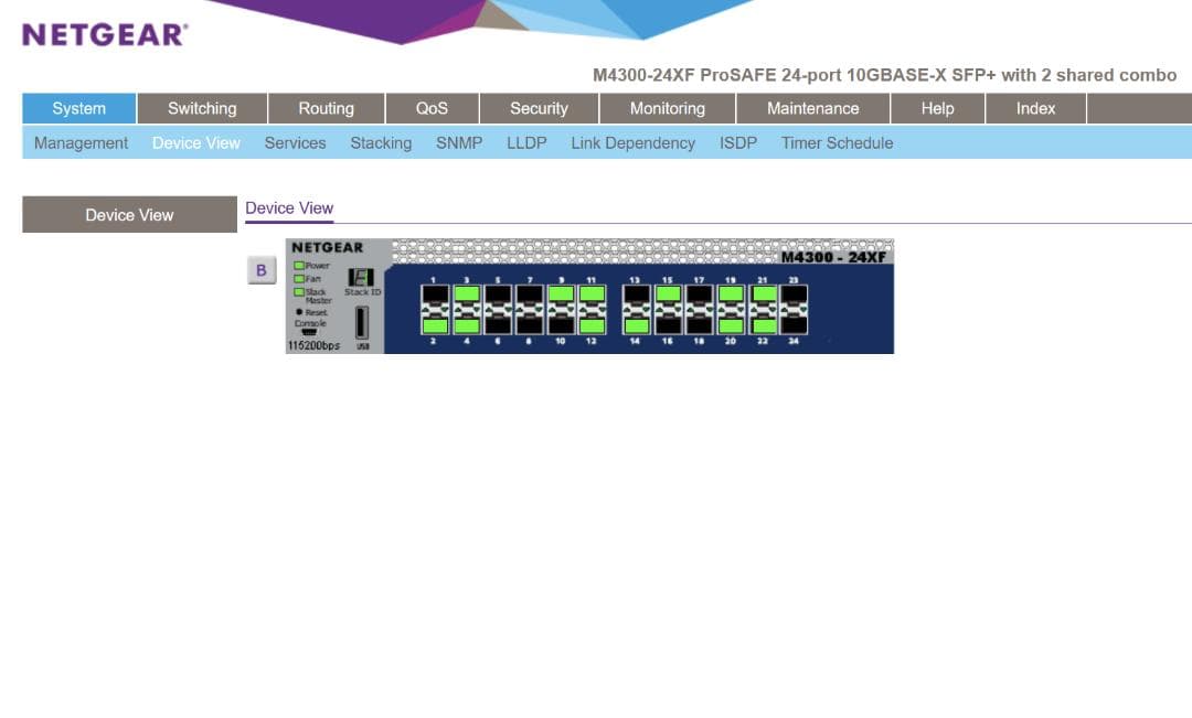 M4300-24XF(XSM4324FS) 24xSFP+ 10G L3スイッチ
