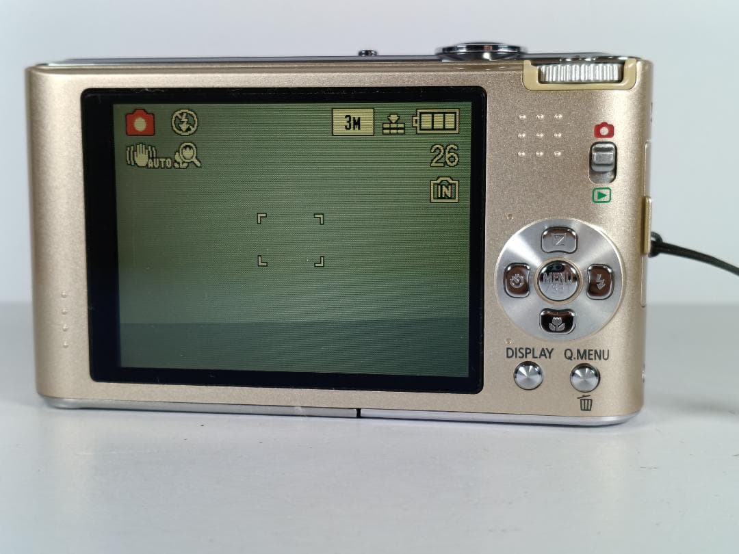 Panasonic LUMIX DMC-FX66 ゴールド デジカメ 動作品