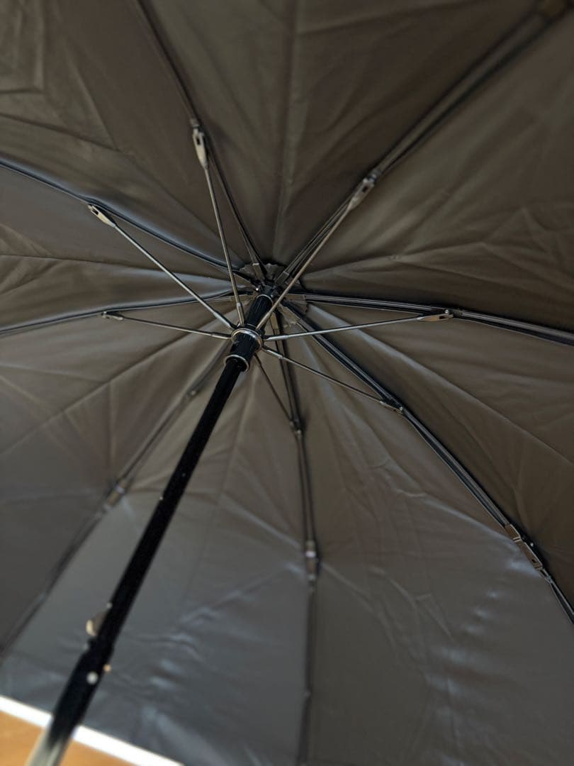 日傘 サンバリア100 2段　ブラック/ピンク