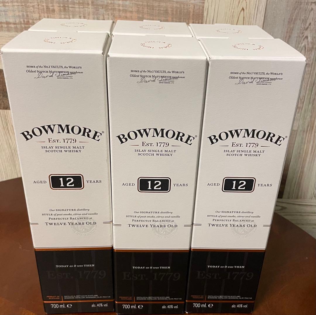 正規品　BOWMORE ボウモア　12年６本