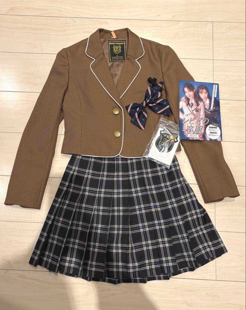 レピピアルマリオ卒服・卒業式スーツセットアップ(150~160)韓国あんその着用