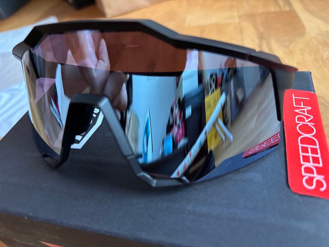 100% SPEEDCRAFT Blue ミラーレンズ