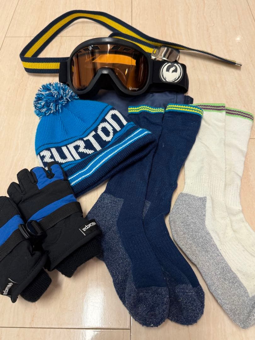 こども スキー スノボ ウェア 10点セット 130くらい