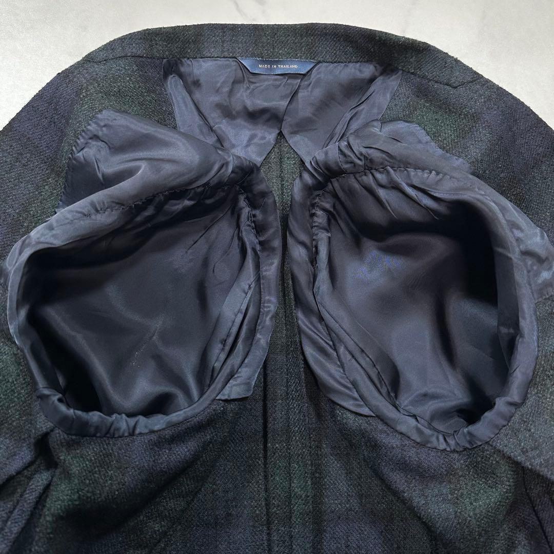 XL相当◎ブルックスブラザーズ ブラックウォッチジャケット MILANO 42S