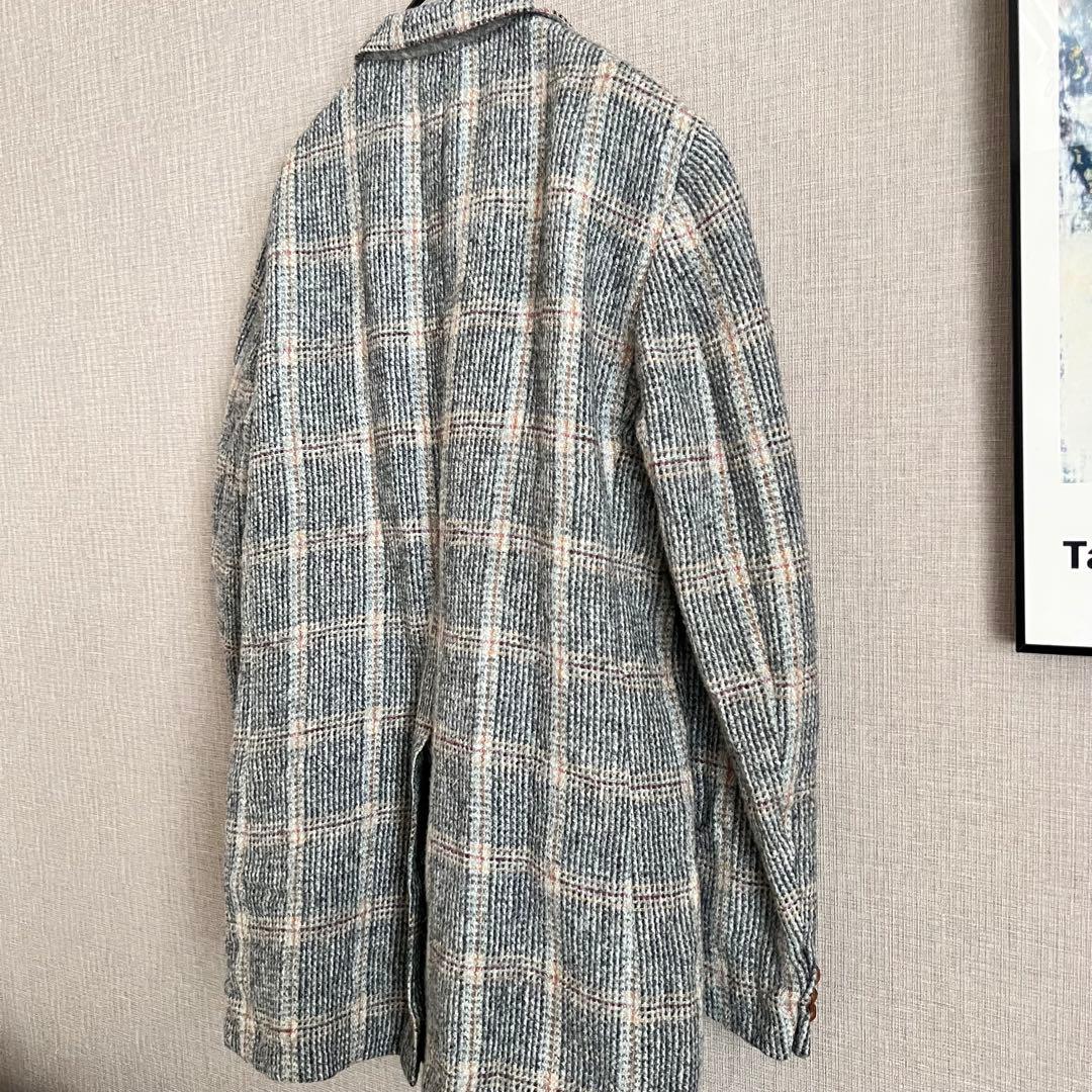 Harris Tweed テーラードジャケット グレー チェック USA製