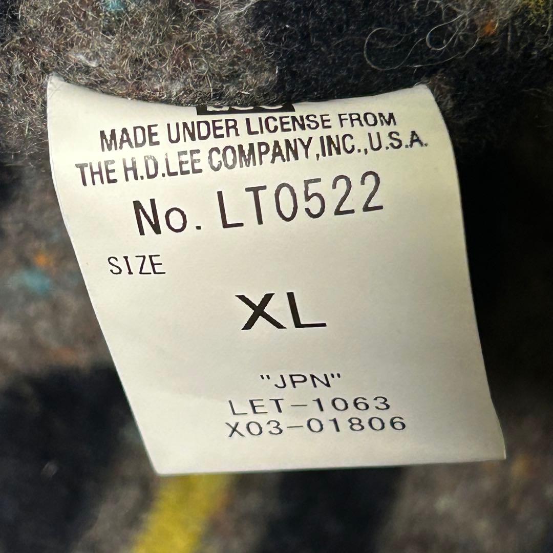 LEE リー ブランケット付ストームライダー　デニムジャケット　XL