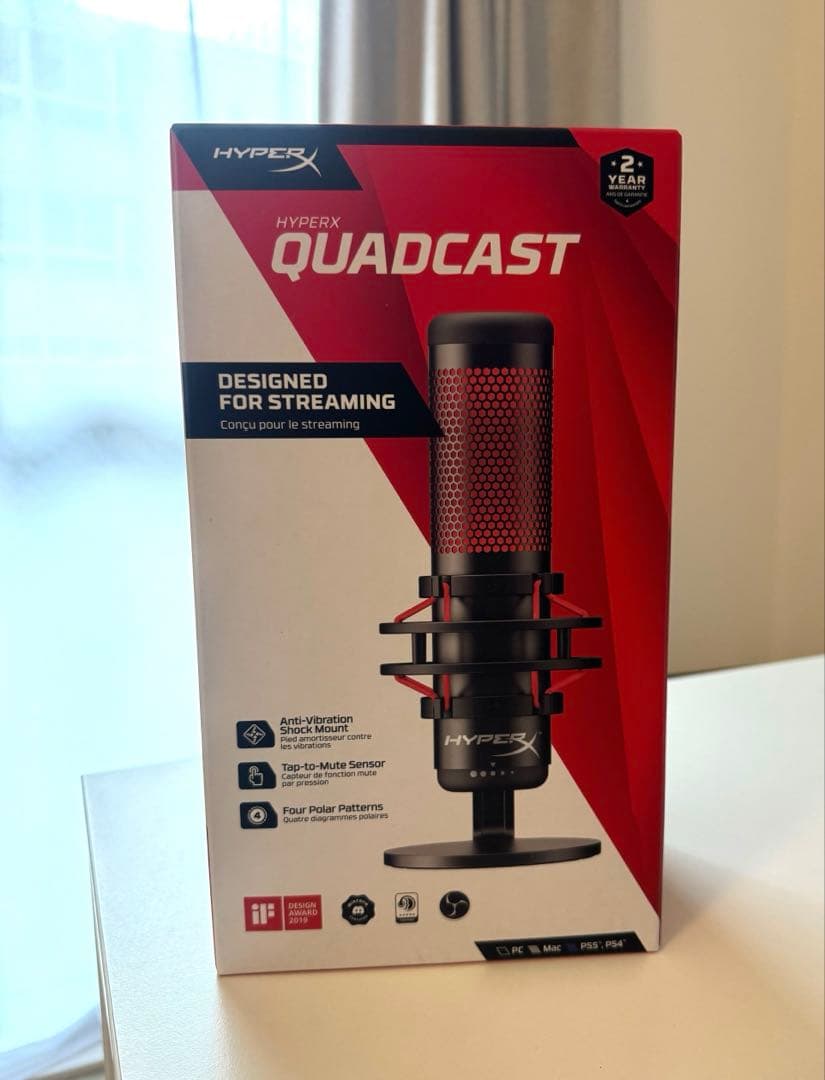 【美品】HyperX QuadCast USBマイク
