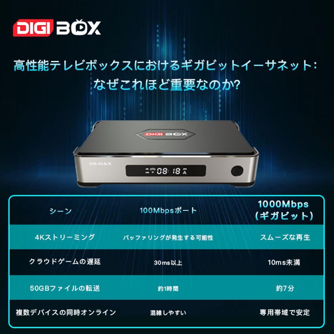 即時発送 DIGIBOX D6 MAX8K対応 千兆LAN 168時間見逃し