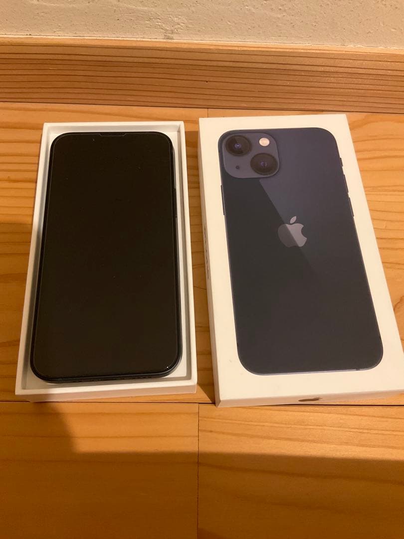 【美品・バッテリー100%】iPhone 13 mini 128GBミッドナイト