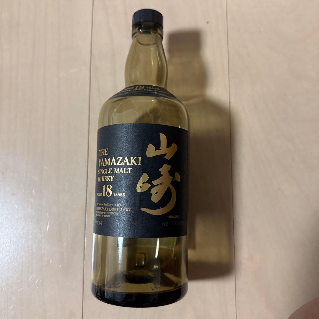 山崎 18年 シングルモルトウイスキー 700ml カラビン