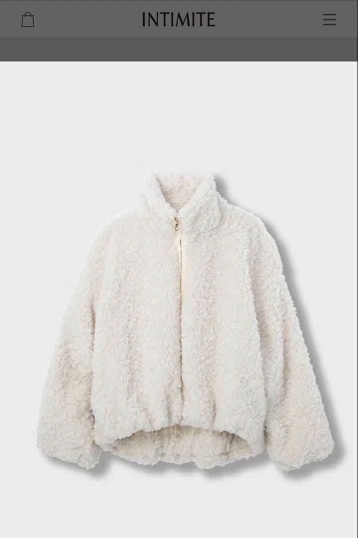 アンティミテ　アウター　ファーブルゾン　INTIMITE
