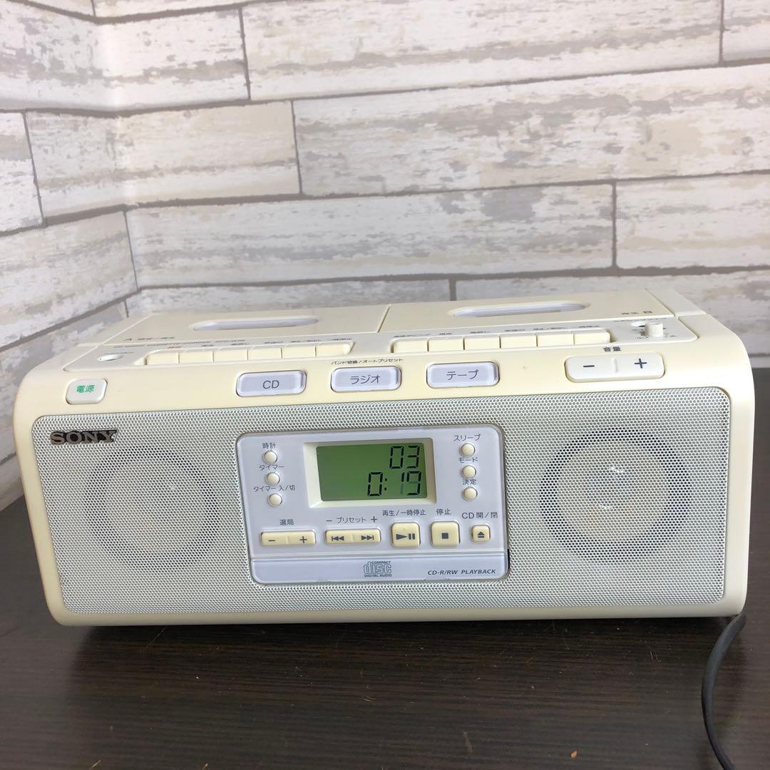 SONY Wカセット CDラジカセ CFD-W78