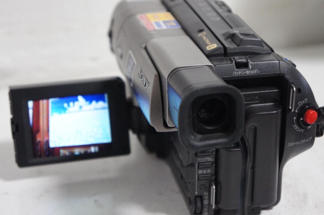 動作美品【録再OK】CCD TRV80 Hi8ビデオカメラ 8mm 0113