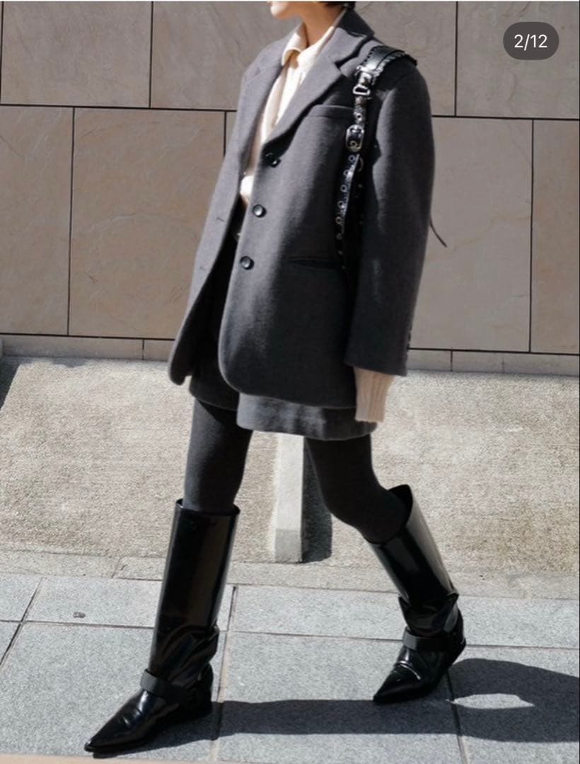 【完売品】　MACHATT ウールテーラードジャケット