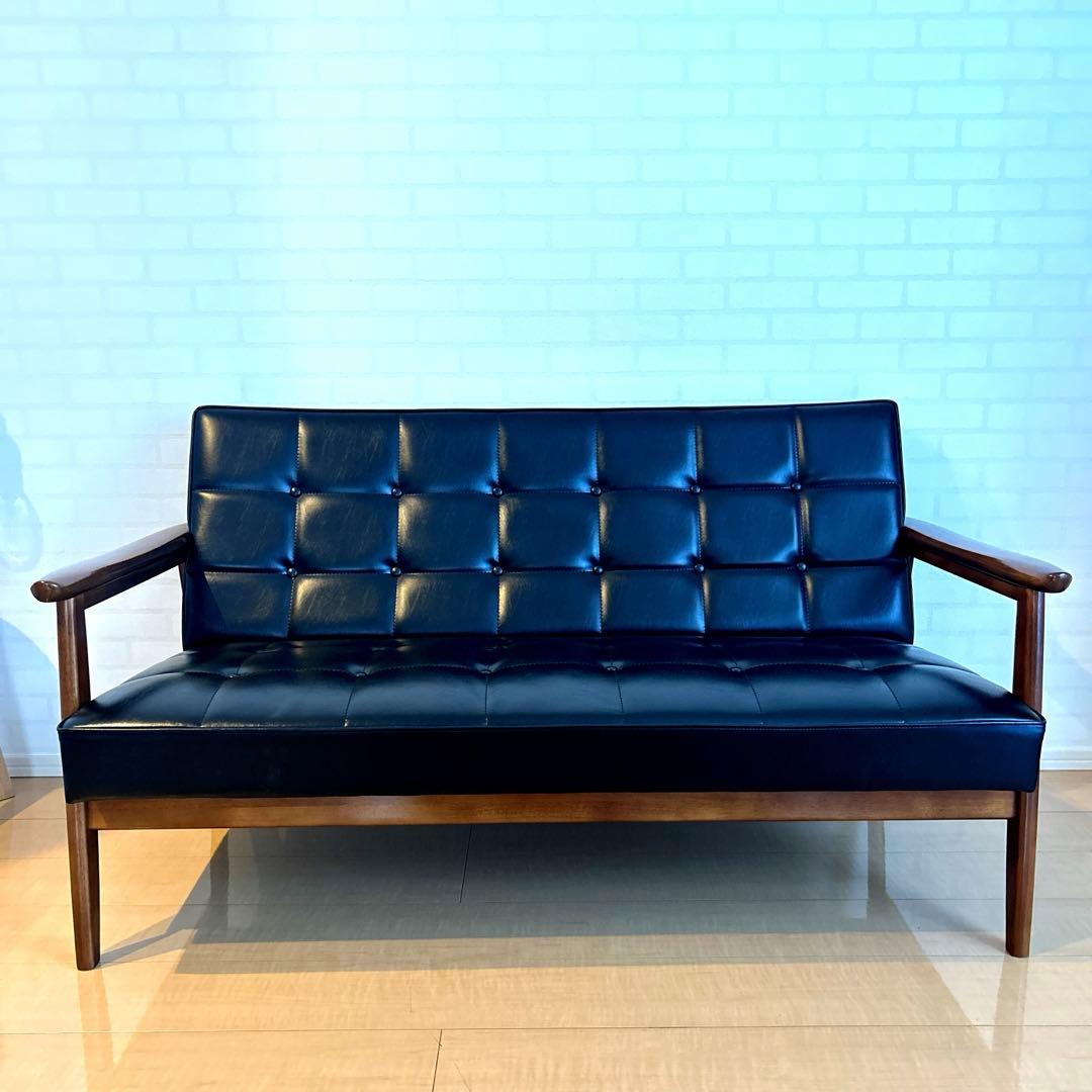 カリモク60 Kチェア　ソファ　ブラック