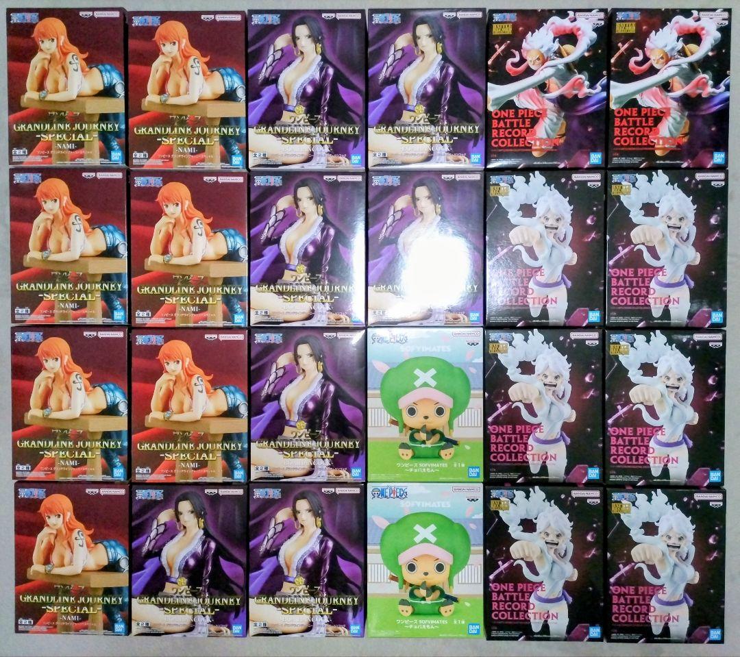 ワンピース　フィギュア　ナミ　ハンコック　ルフィ　ボニー　チョパえもん　計24個