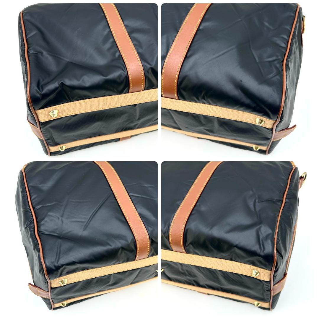 ハンティングワールド 2way仕様 ボストンバッグ 旅行用バッグ 大容量 濃紺