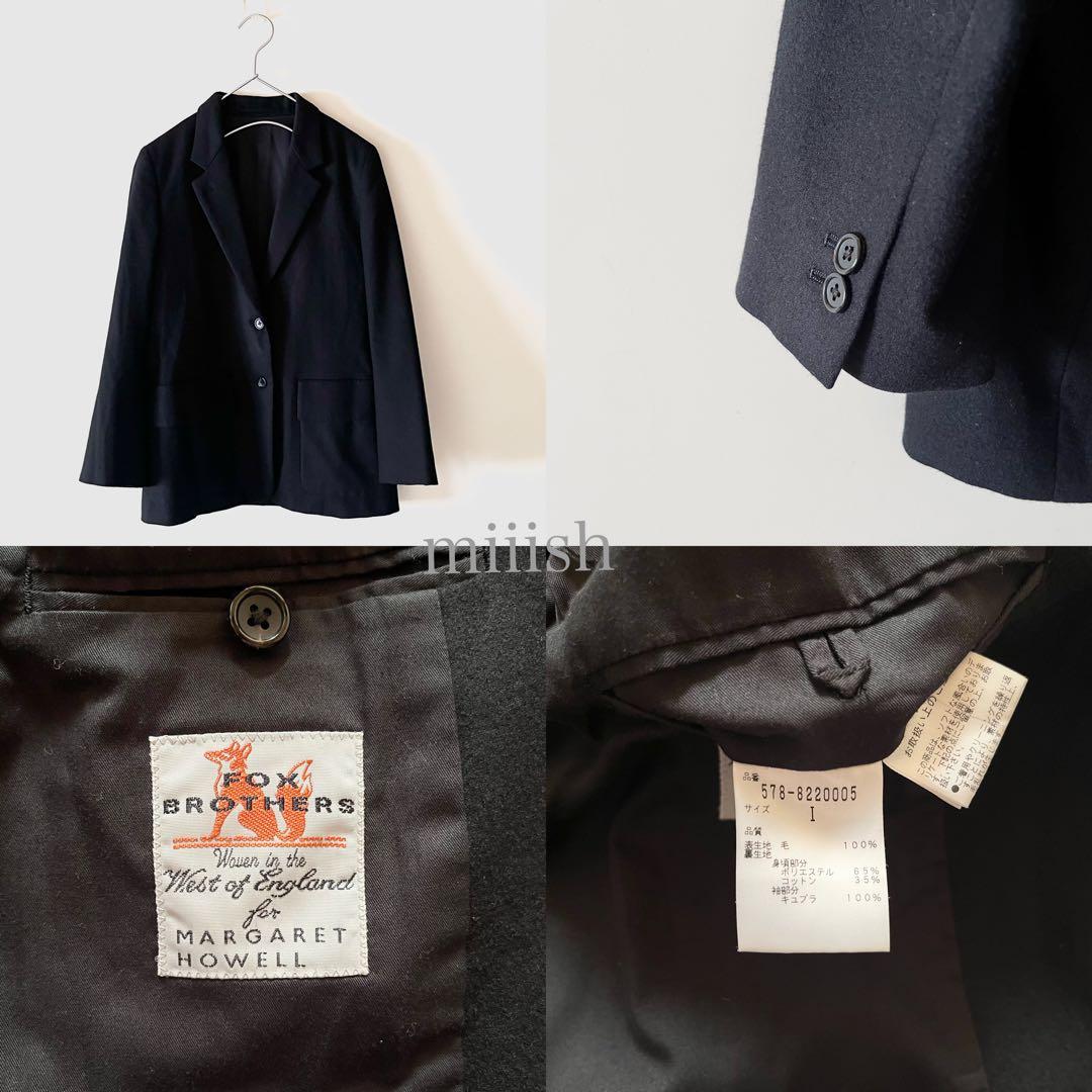 マーガレットハウエル×フォックスブラザーズ フランネルジャケット6.4万 黒
