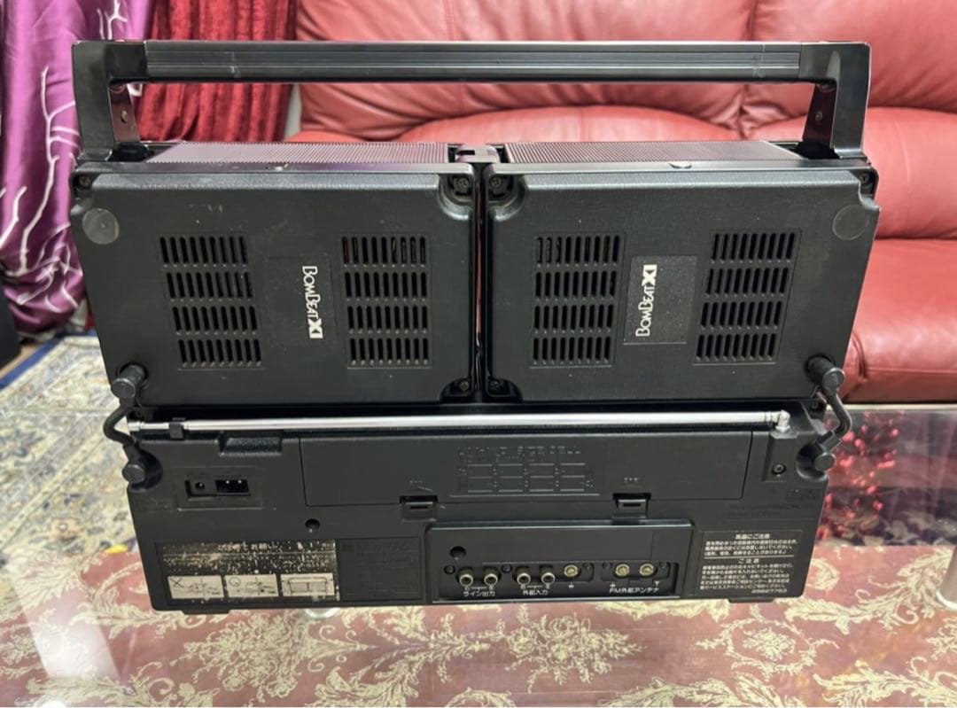 希少東芝ボムビート ラジカセ RT-8700S メンテナンス済み動作品説明書付き