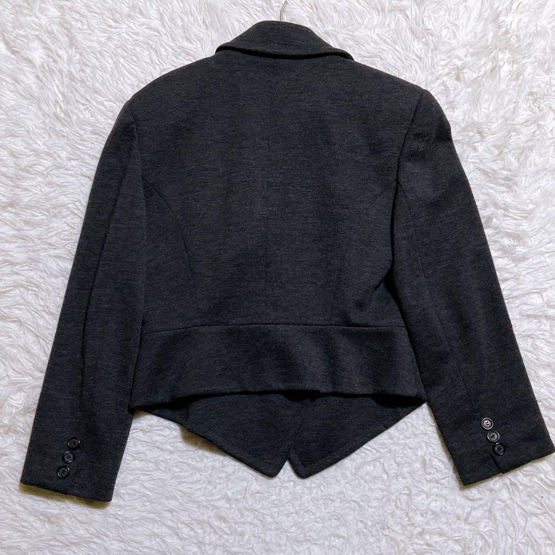 良品☆グッチ　ウールコート　ジャケット　ダブルブレスト　チェーン　ペプラム　42