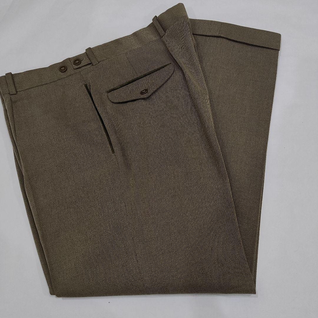 ARNYS PARISオリーブ色 ダブルボタン スラックス