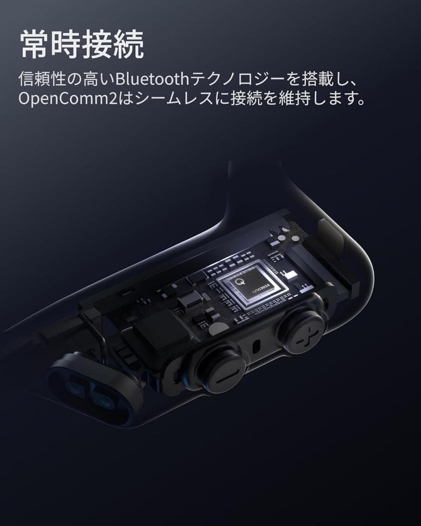 骨伝導オープンイヤーヘッドホンMemPod Pro 2S