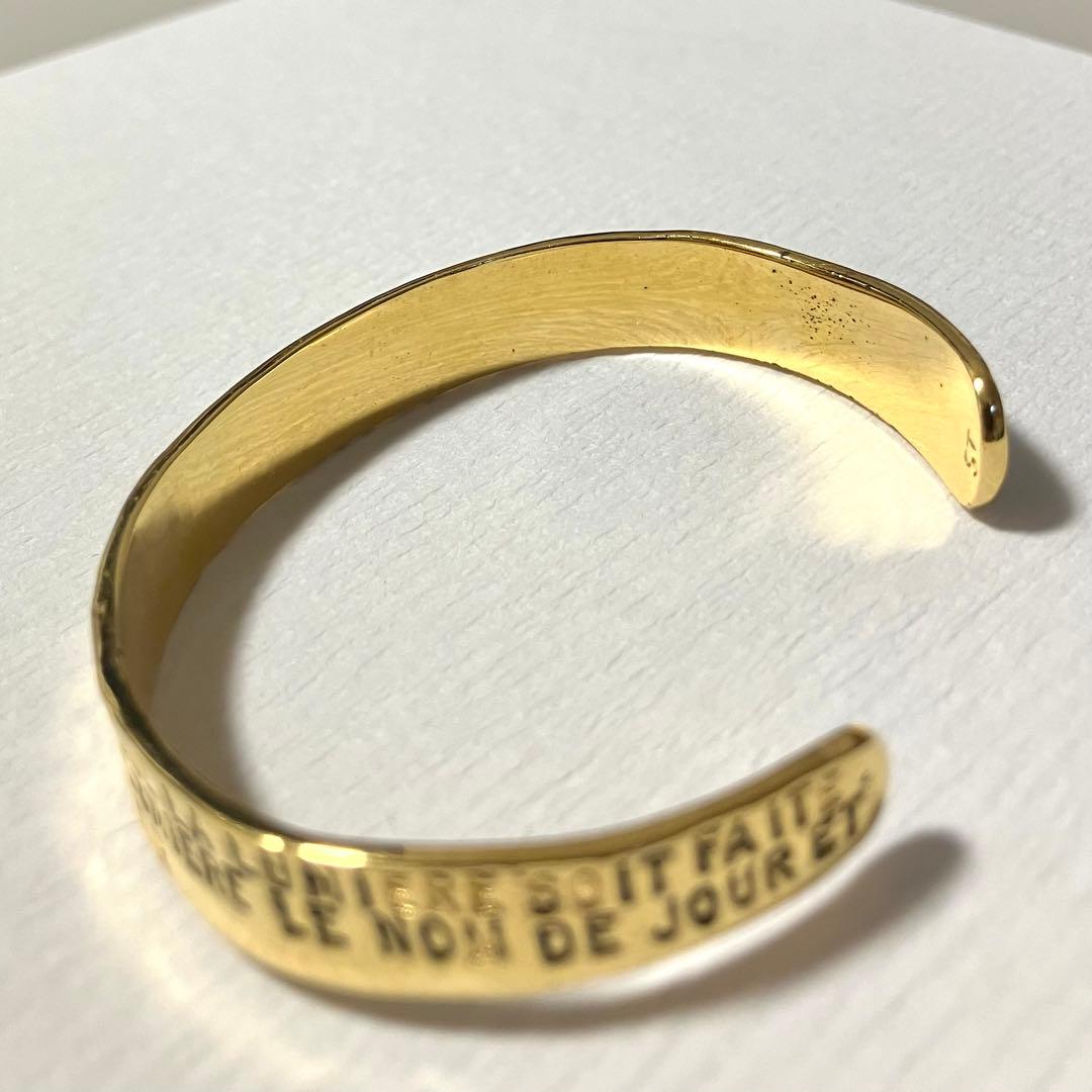 【美品】セルジュトラヴァル バングル ゴールド