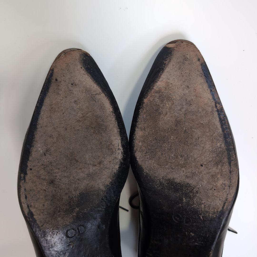 本物　11500円Christian Dior レザー ドレスシューズ