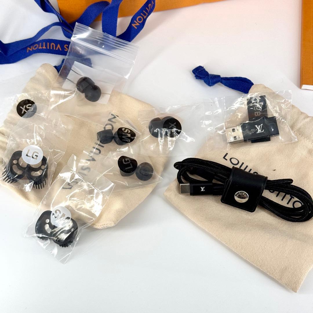 美品 ルイヴィトン ホライゾン ワイヤレス イヤホン QAB130 レッド 赤