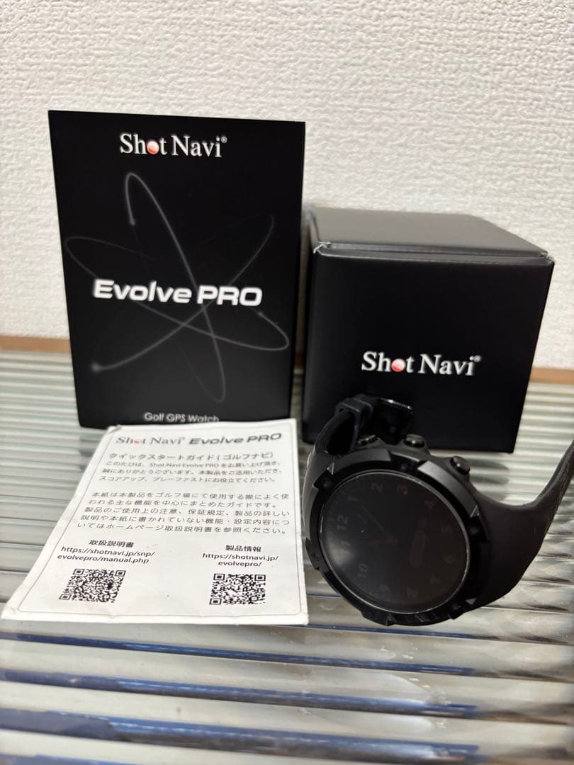 極美品　Shot Navi(ショットナビ)Evolve PRO ゴルフウォッチ