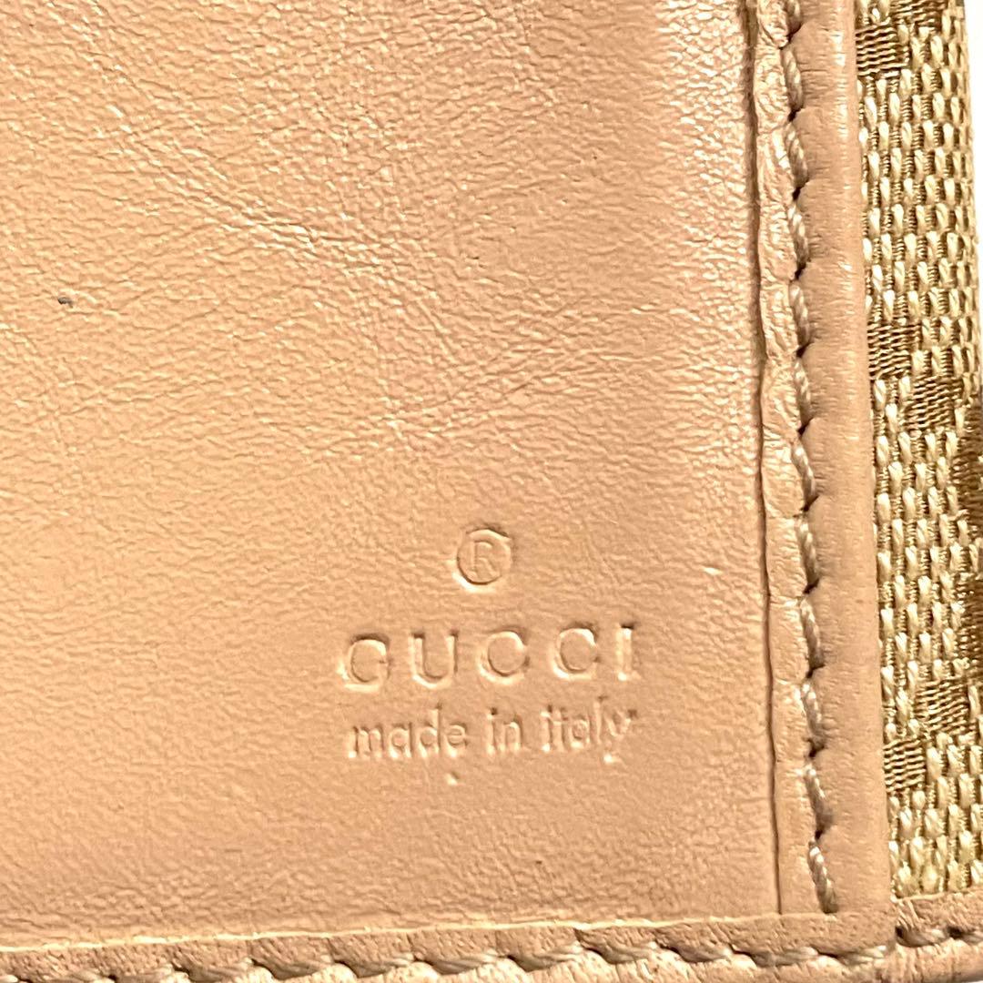 GUCCI グッチ 長財布 GGキャンバス ロゴプレート 0116-②