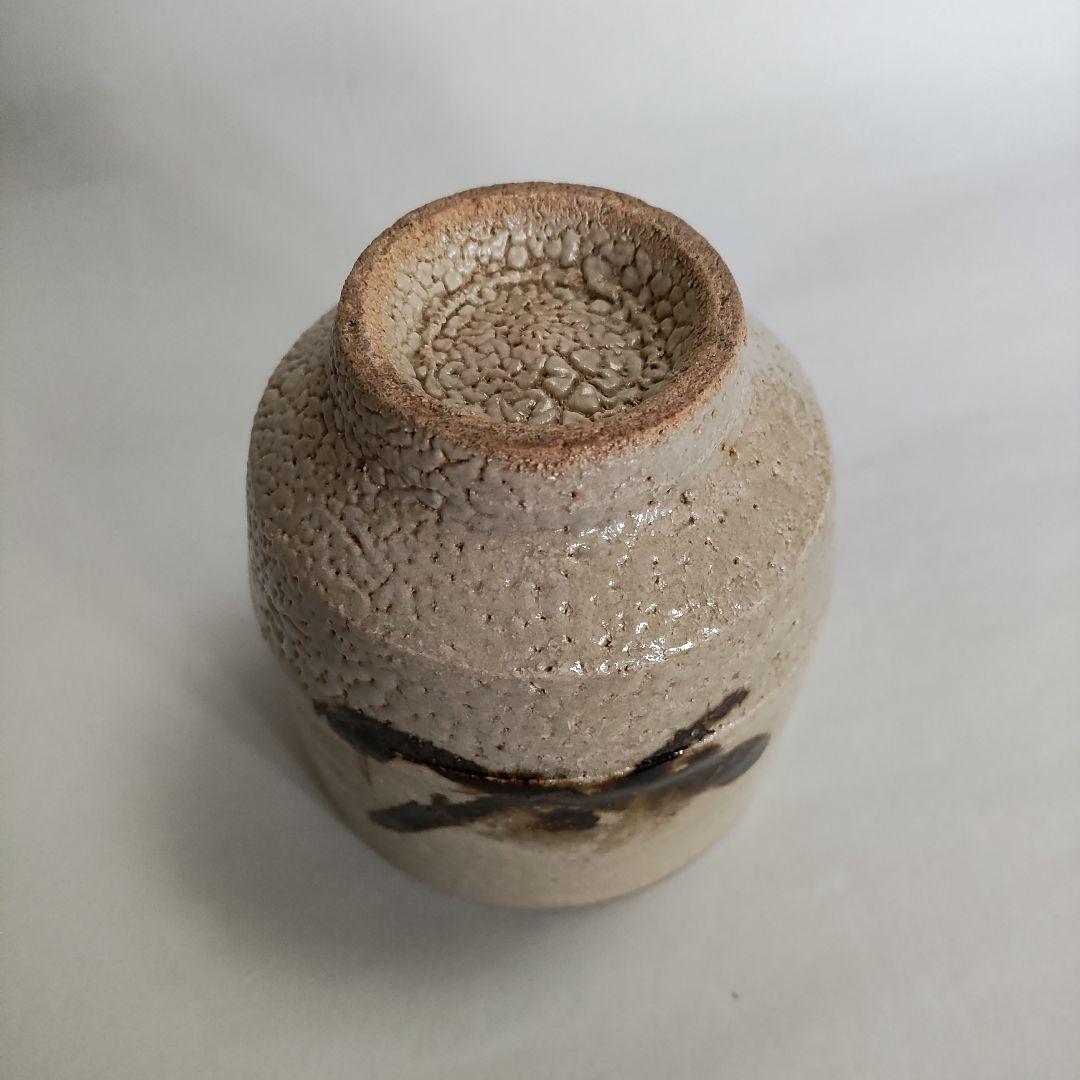 濱田庄司　鉄絵胴紐湯呑