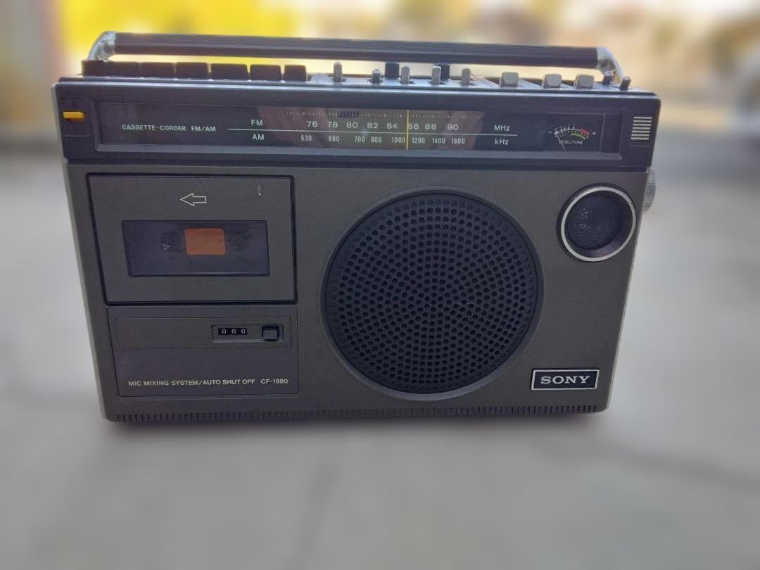 SONY カセットレコーダー FM/AMラジオ CF-1980