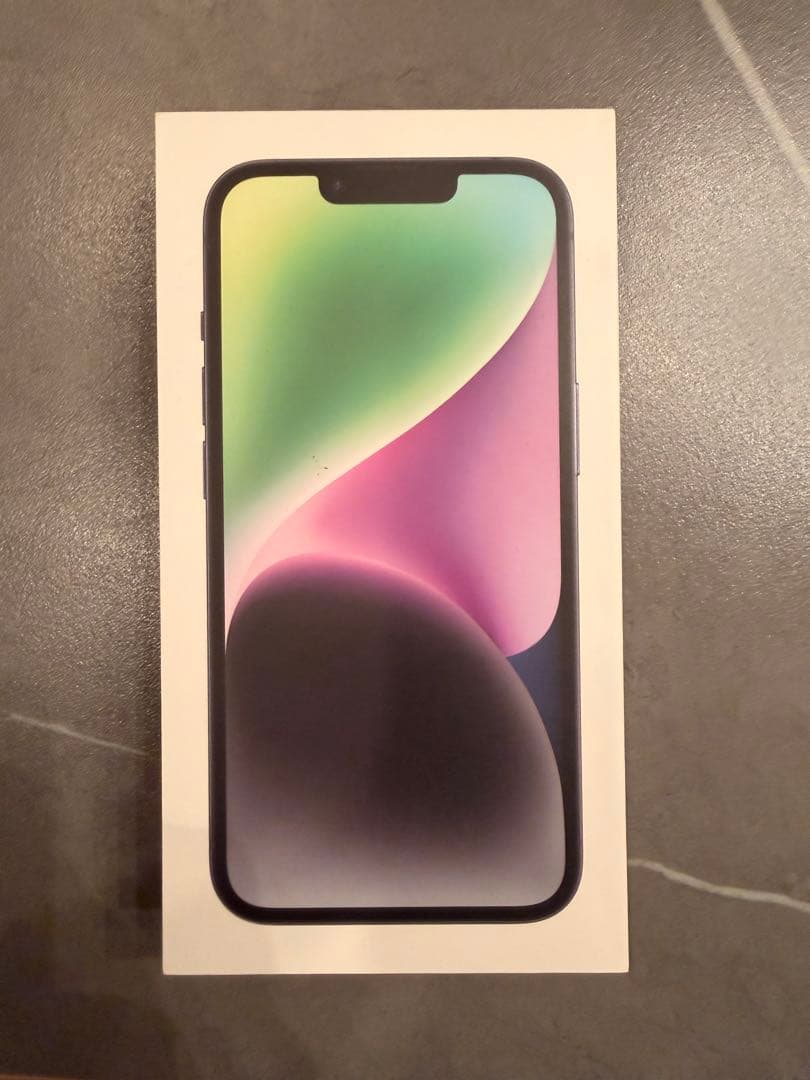 Apple iPhone 14 ミッドナイト128GB SIMフリー本体と箱付き