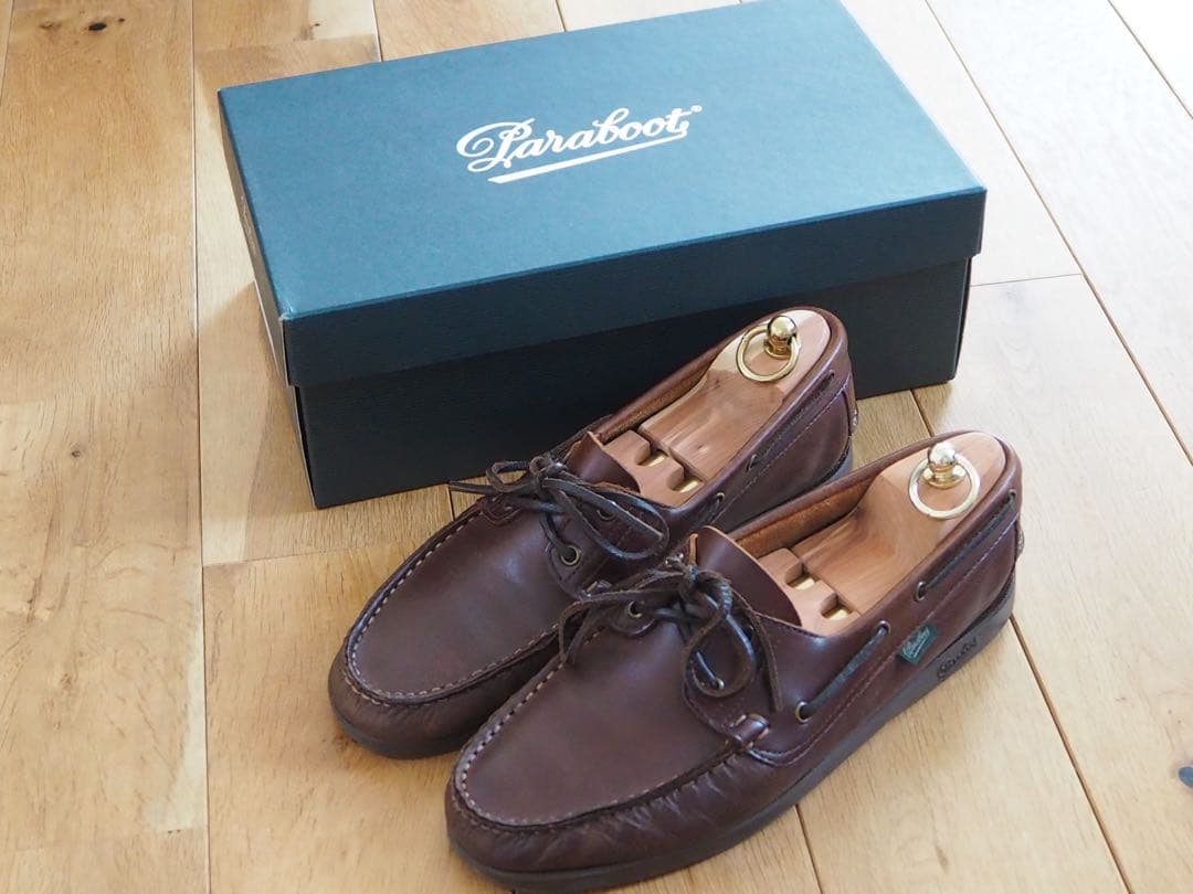 Parabootパラブーツ　BARTH バース　8.5 ブラウン シューツリー