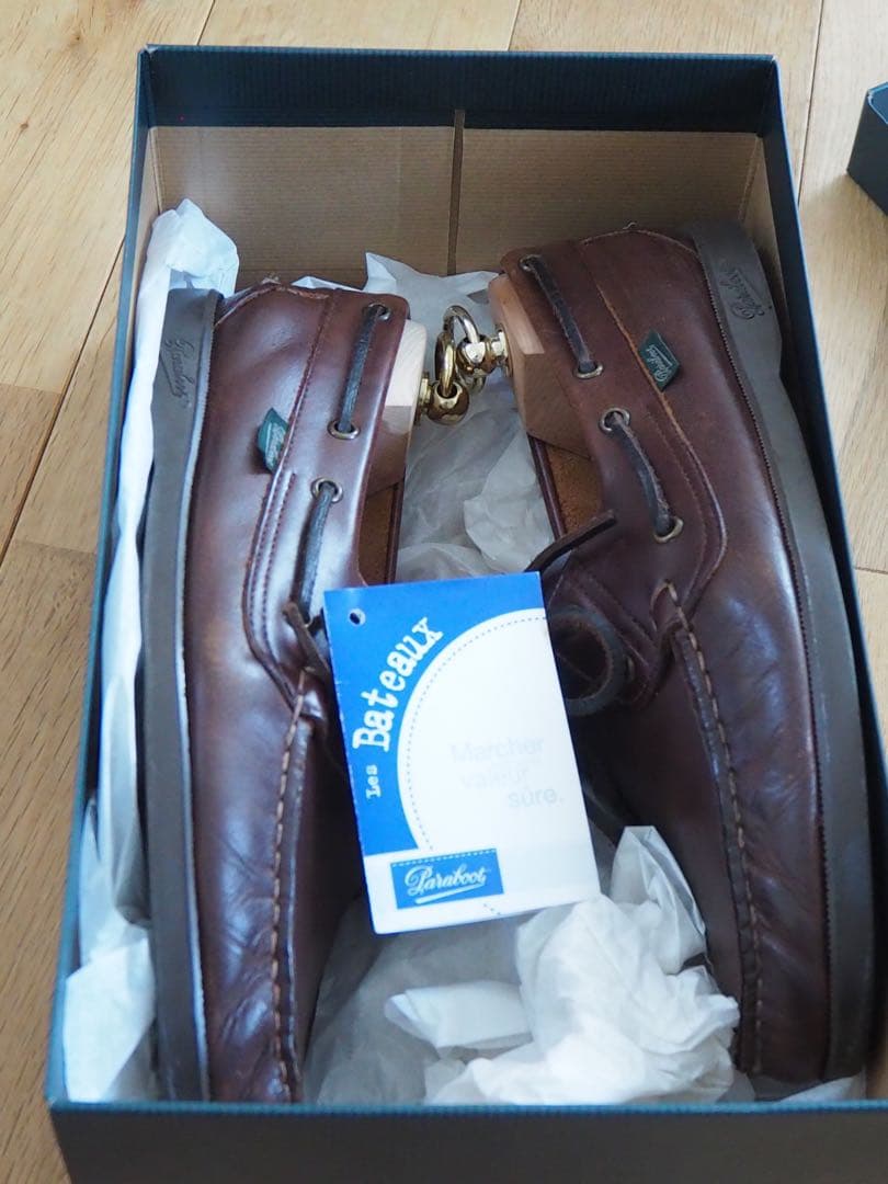 Parabootパラブーツ　BARTH バース　8.5 ブラウン シューツリー