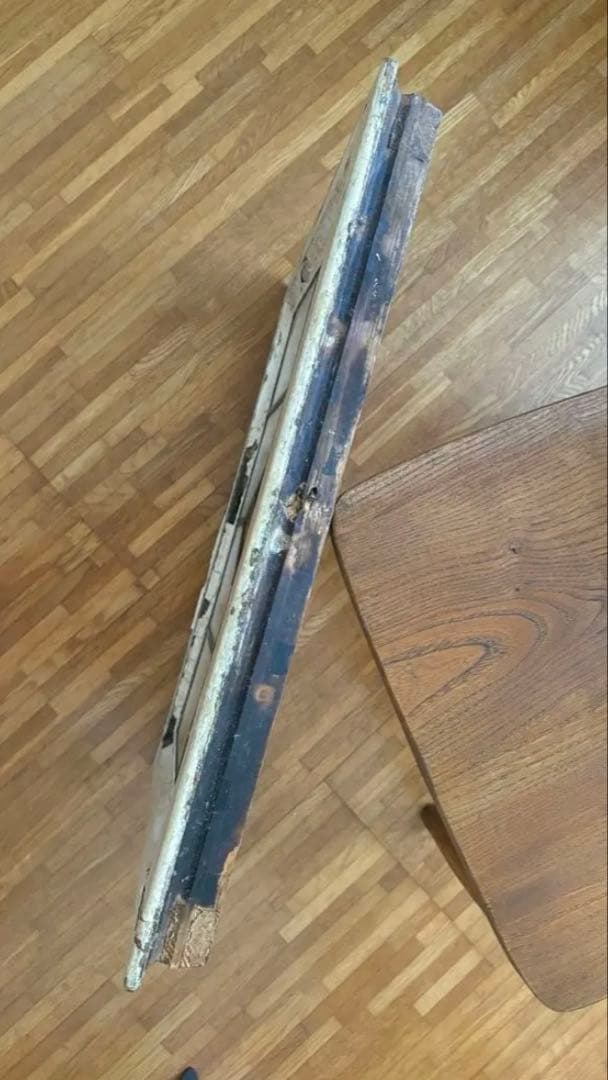 【最終価格】ステンドグラス ダイヤモンド型　窓枠 アンティーク　シャビーシック