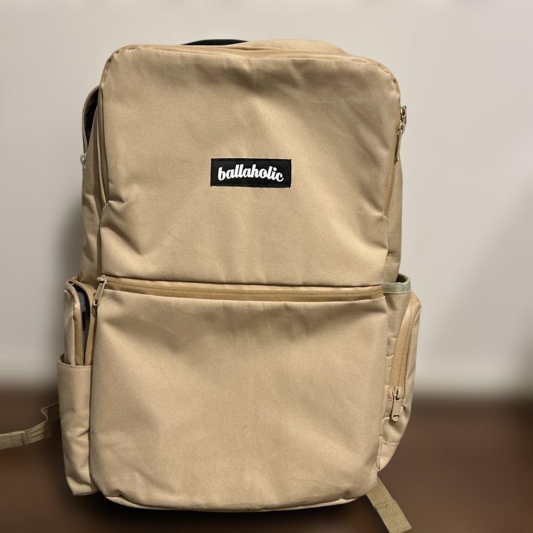 ballaholic バスケットボール用リュック ベージュ