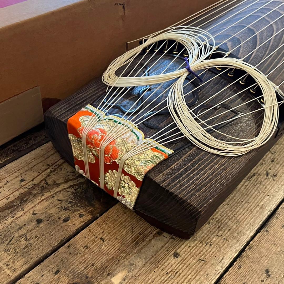 琴 お筝 筝 弦楽器 和楽器　13弦　小川謹製　184㎝　弦楽器 箱入り