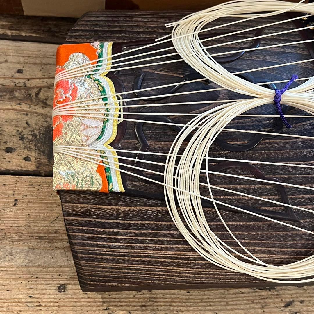 琴 お筝 筝 弦楽器 和楽器　13弦　小川謹製　184㎝　弦楽器 箱入り